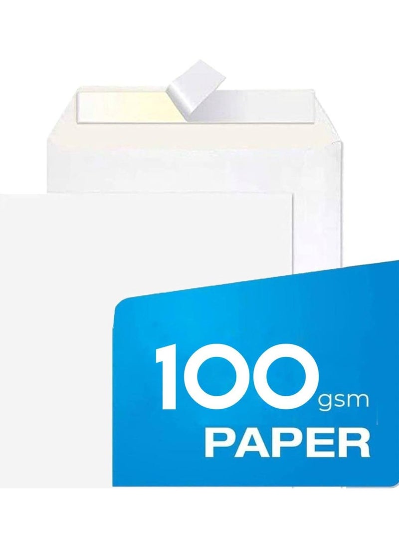 MARKQ - A3 White Envelopes, 410 x 310 mm Self Sealing Mailing Envelope for Posting mailing Home Office and Ecommerce, 100gsm, pack of 50 - Image 1