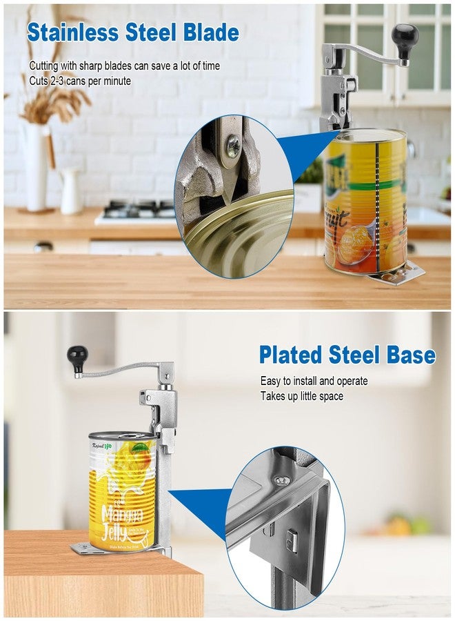 Yeipower Commercial Can Opener Heavy Duty - Yeipower Industrial Manual Can Opener Opens Up to 11" Tall Cans - Image 3
