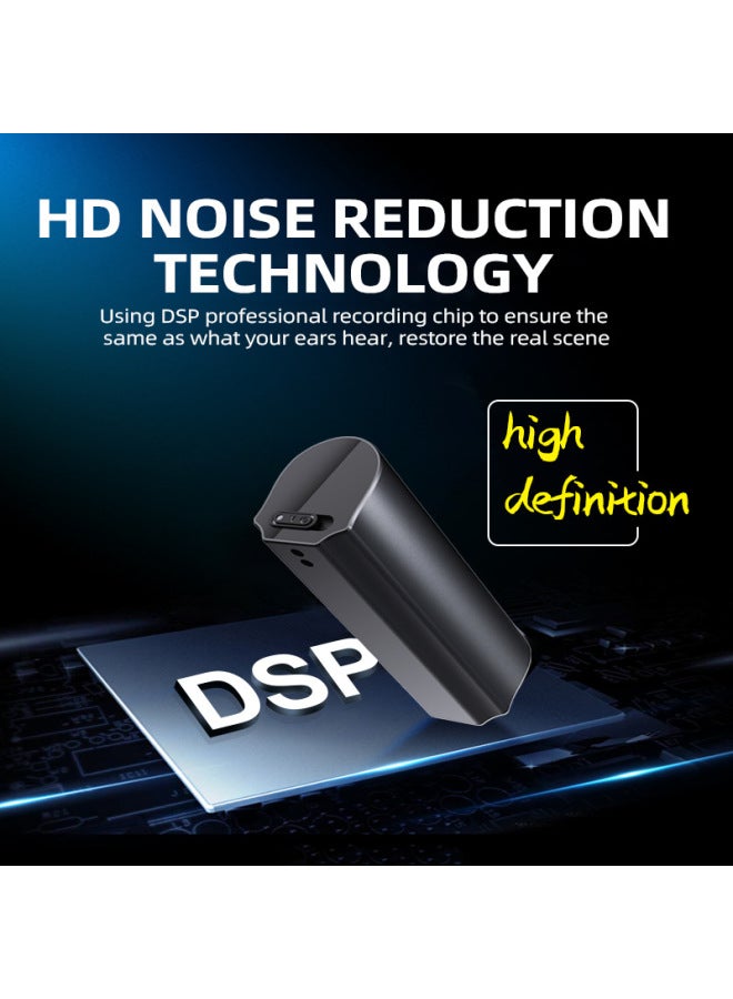 Long Standby Time Recording Pen Magnetic Suction Recorder HD Noise Reduction Voice Control Recording Intelligent Recording Pen Wholesale-Colors:Black-Capacity:64GB - Image 3