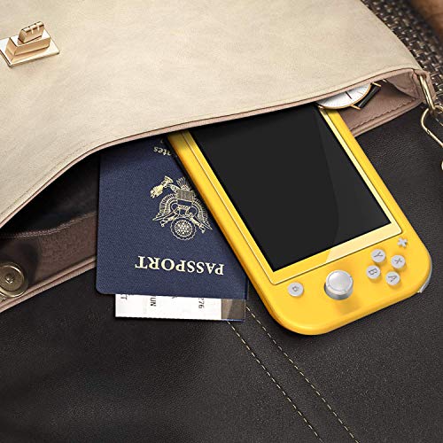 ivoler حماية شاشة زجاجية مقسّاة من ivoler - عبوة 4 قطع لجهاز نينتندو سويتش لايت، شفافة HD، عالية الدقة، مقاومة للخدوش مع حماية ضد بصمات الأصابع، ملائمة بدون فقاعات لجهاز سويتش لايت 2019 - Image 5