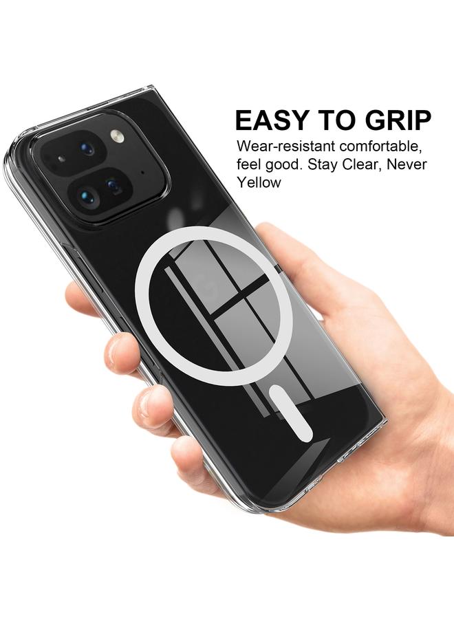 S-TOP Case For Google Pixel 9 Pro Fold Scratchproof PC Transparent MagSafe Phone Case - Image 4