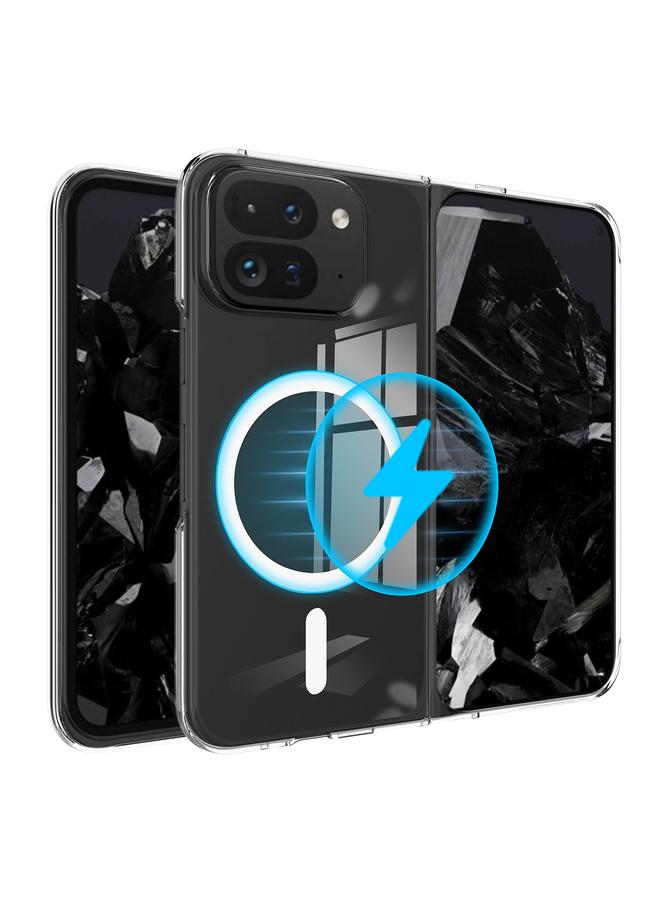 S-TOP Case For Google Pixel 9 Pro Fold Scratchproof PC Transparent MagSafe Phone Case - Image 3