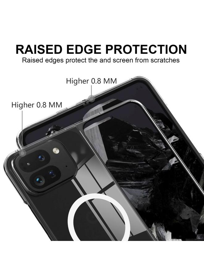 S-TOP Case For Google Pixel 9 Pro Fold Scratchproof PC Transparent MagSafe Phone Case - Image 5