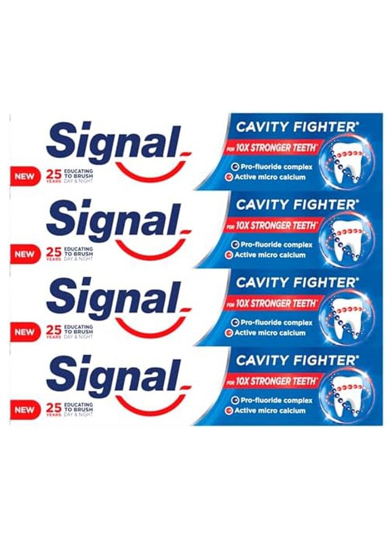 Signal - Signal Toothpaste Cavity Fighter 120ml (Pack of 4) - Image 1