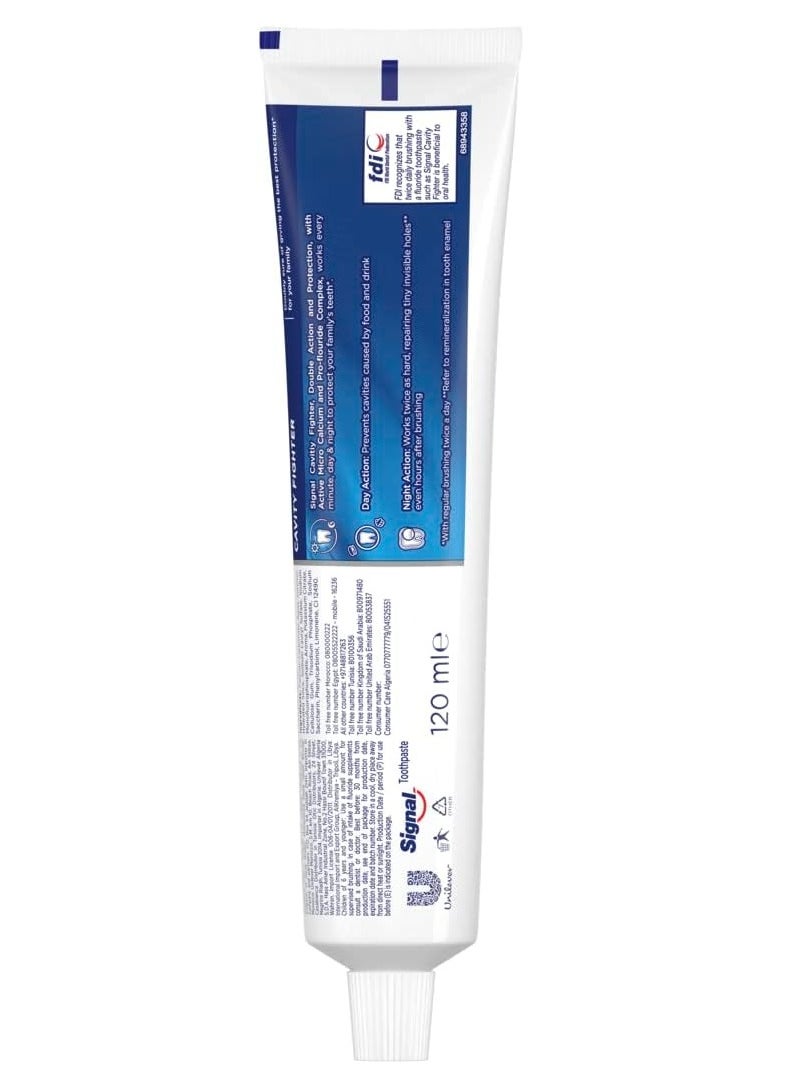Signal - Signal Toothpaste Cavity Fighter 120ml (Pack of 4) - Image 1