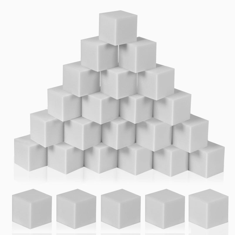 COZYTRAUM 48Pack 5 Inch Foam Cubes Soft Play Pit Fillers for Indoor Games Trampoline Rock Climbing Mats Light Gray - Image 3