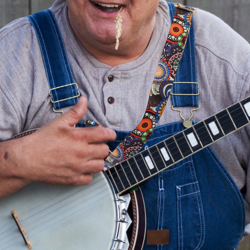 🎸 حزام صوتي بوليستر موسيقي تقليدي قابل للضبط - Image 5