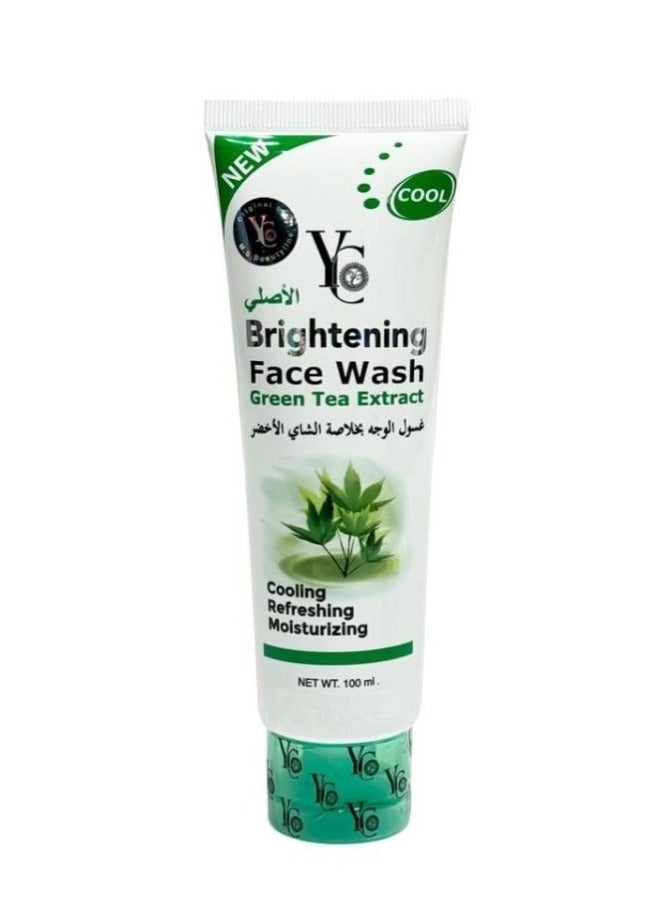واي سي غسول تفتيح الوجه بخلاصة الشاي الأخضر  100مل