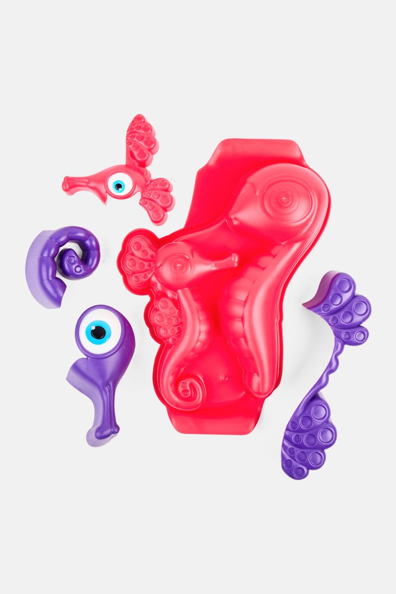EOLO Sandtastik Seahorse Toy, Red  - Image 4