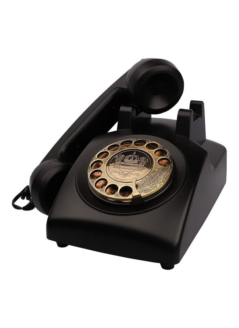 ANTIQUE Vintage Rotary Dial Corded Landline Telephone - Classic 1930s Style Home Decor & Business Phone  - Image 2