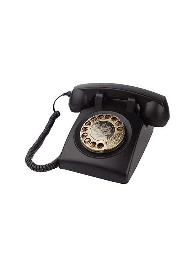 ANTIQUE Vintage Rotary Dial Corded Landline Telephone - Classic 1930s Style Home Decor & Business Phone  - Image 3