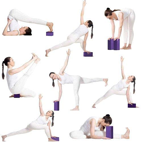The Yogis Yoga Block | Yoga Brick (Set of 2, Extra Large Size), High-Density Premium EVA Foam Material for Strength, Balance, and Flexibility, Odour Resistant, Regular Size (9 x 6 x 3 inches, Set -2 with Belt ) - Image 5