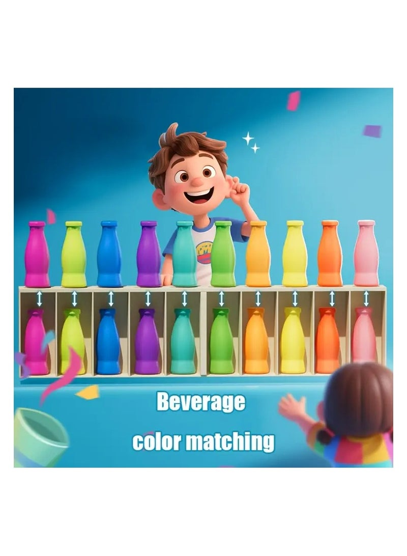 Kids' Guessing Bottle Game Toy Double Battle Mystery Game Memory and Logic Thinking Skills Gift - Image 1