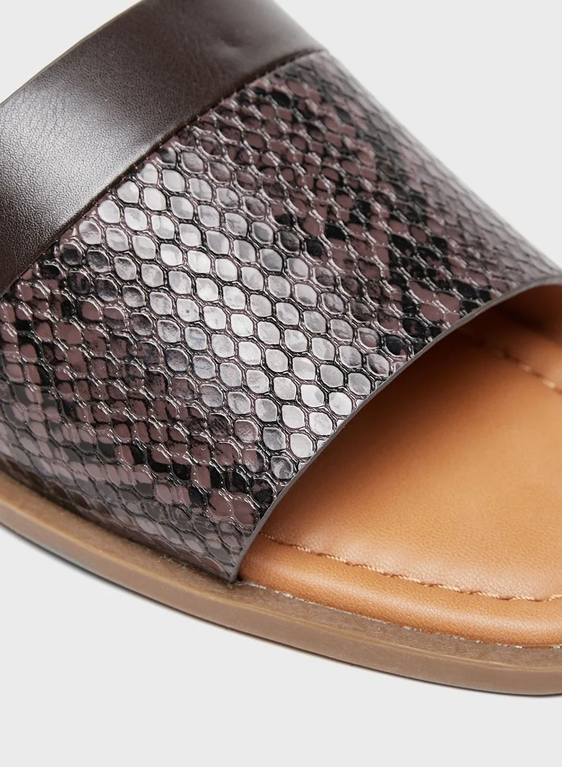 Celeste One Strap Flat Sandals