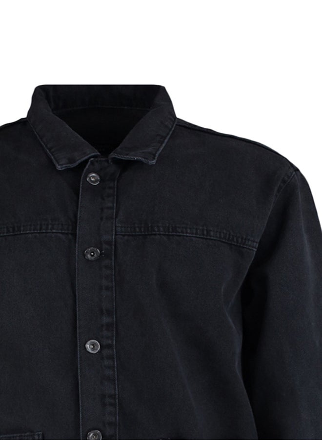 trendyol - Anthracite Regular Fit Denim Jacket TMNAW23CE00011 - Image 1