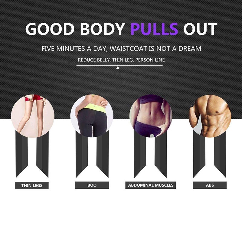 JAPP JAPP Pull/Waist Reducer Body Shaper Quality Pull String - Body Building Training, Rubber Pull Rope Exerciser, Toning Tube Multi Color  - Image 5