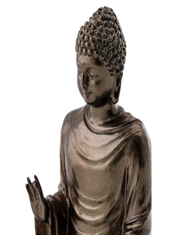 Top Collection Mini Shakyamuni Buddha Decorative Statue - Hand Painted Enlightened One Sculpture with Bronze Finish Look- 3-Inch Supreme Buddha Collectible Figurine - Image 5