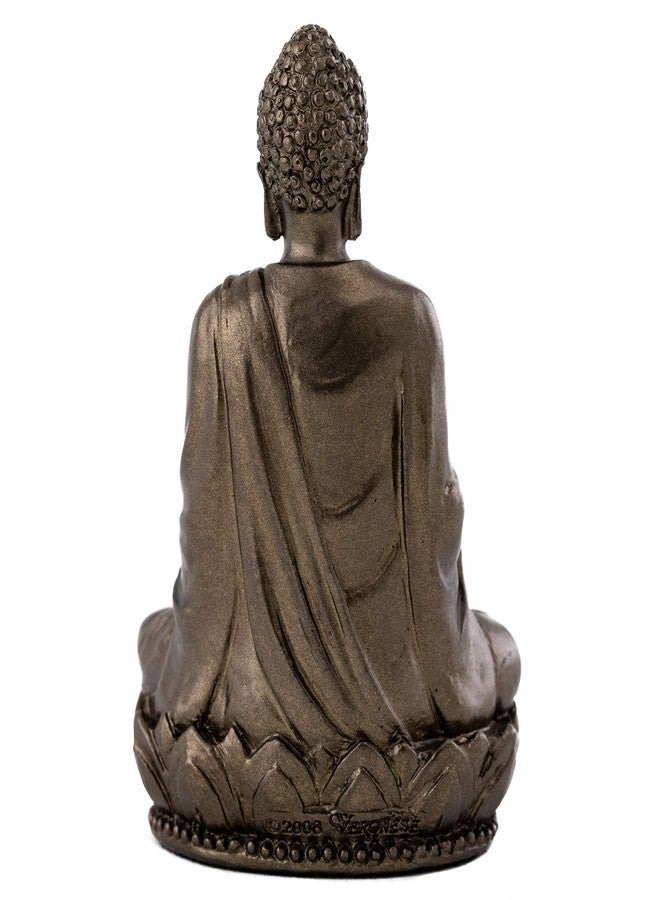 Top Collection Mini Shakyamuni Buddha Decorative Statue - Hand Painted Enlightened One Sculpture with Bronze Finish Look- 3-Inch Supreme Buddha Collectible Figurine - Image 3