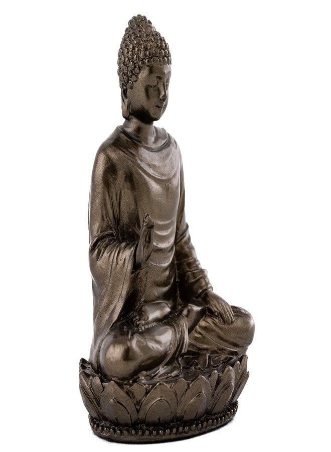 Top Collection Mini Shakyamuni Buddha Decorative Statue - Hand Painted Enlightened One Sculpture with Bronze Finish Look- 3-Inch Supreme Buddha Collectible Figurine - Image 4