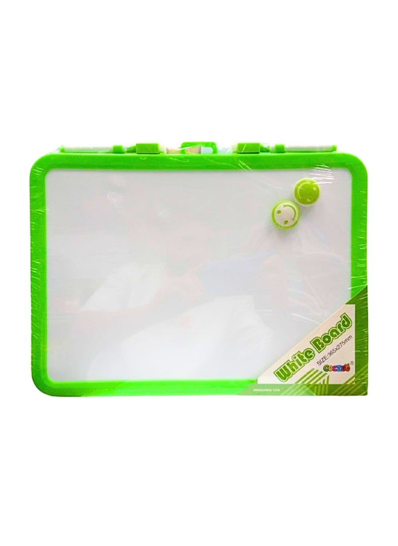Coczoo Whiteboard 365x275mm Child Safe Non Toxic dry wipe Eraser  - Image 1