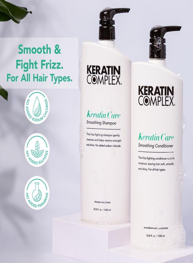 Keratin Complex - Keratin Care Smoothing Shampoo & Conditioner Duo - 33.8 fl oz Each - Image 2