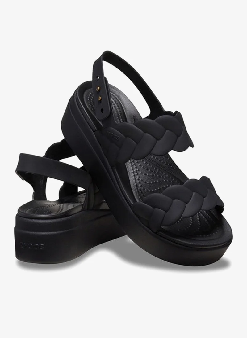 كروكس بروكلين نعل ويدج منخفض منسوج