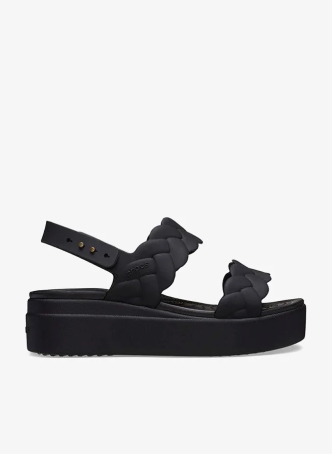 كروكس بروكلين نعل ويدج منخفض منسوج