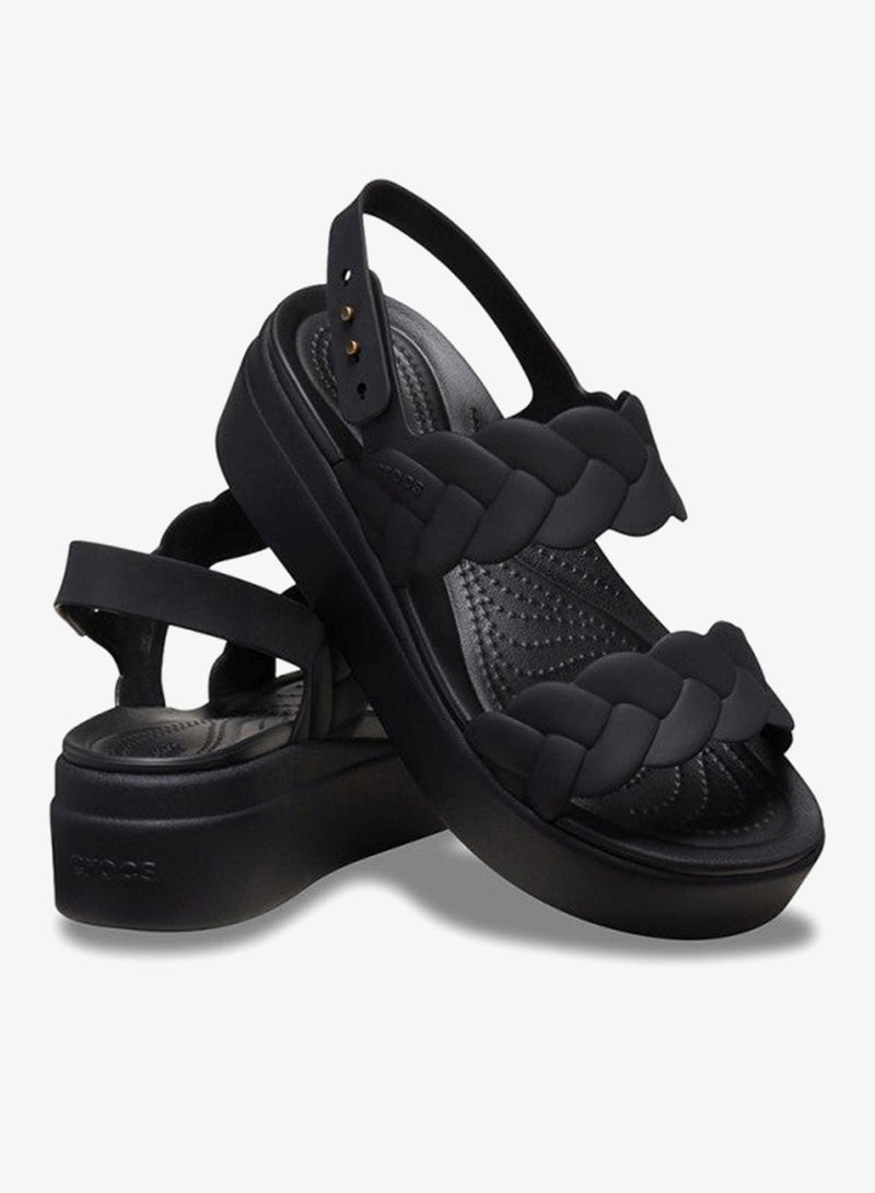 crocs Brooklyn Woven Upper Low Wedge - Image 2