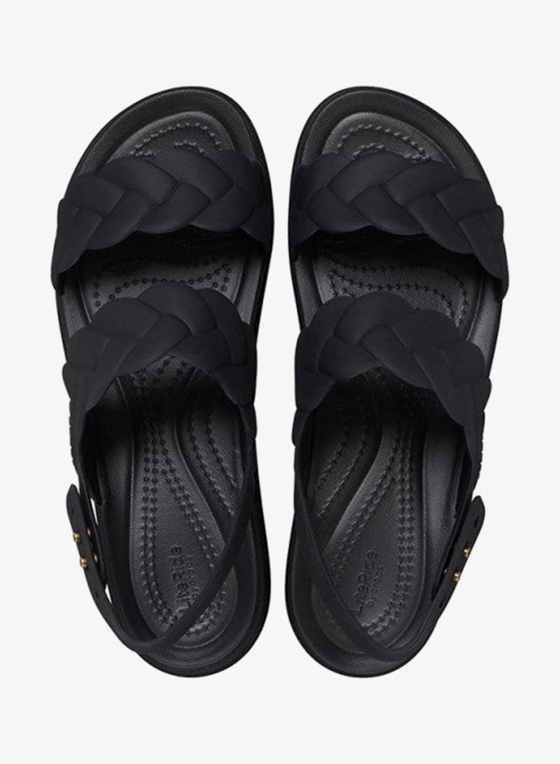 crocs Brooklyn Woven Upper Low Wedge - Image 3
