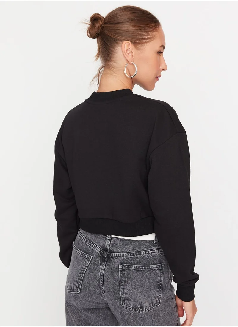 trendyol Graphic Knitted Sweatshirt