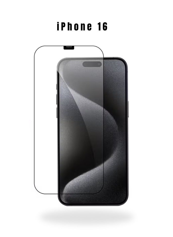 Desert Clear Screen Protector for iPhone 16 , Desert Diamond Hardness - Image 1