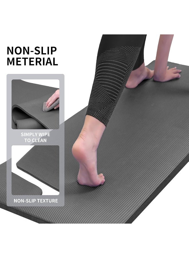PROIRON PROIRON Yoga Mat Thick15mm Non-Slip Exercise Mat Fitness Mat All-Purpose High Density NBR - Image 5