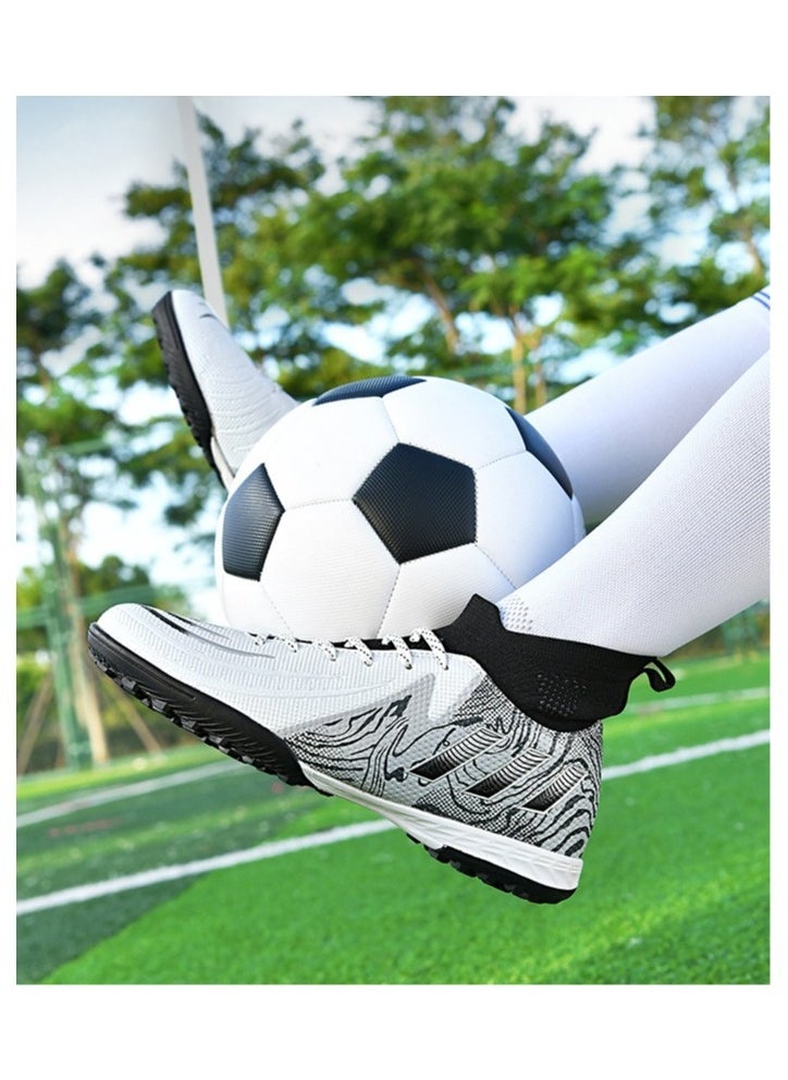 سكت شيكترو أحذية كرة قدم للجنسين، مسامير طويلة عشبية TF Broken Spikes أحذية تدريب احترافية، أحذية كرة قدم مسامية غير قابلة للانزلاق، أحذية تدريب احترافية عالية الجودة  - Image 5