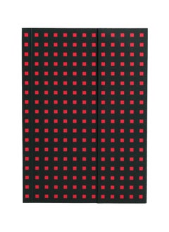 Quadro Black on Red B6 Lined Wrap Closure 112 Pages 100gsm Notebook
