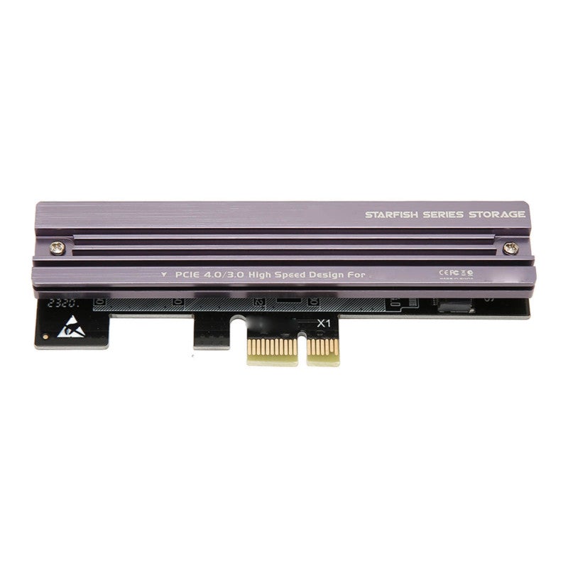 JEYI M.2 NVMe SSD to PCIe Adapter 2230 2242 2260 2280 750MB/s High Speed - Top Cover Design PCIe 4.0 X1 X4 X8 X16 Card for Win Linux OS X Laptop - Image 2