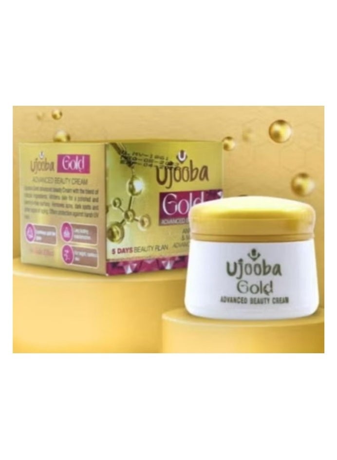 Ujooba Gold Advanced Beauty Cream with Antioxidants & Multivitamin - 5 Days Beauty Skincare Formula - Image 3