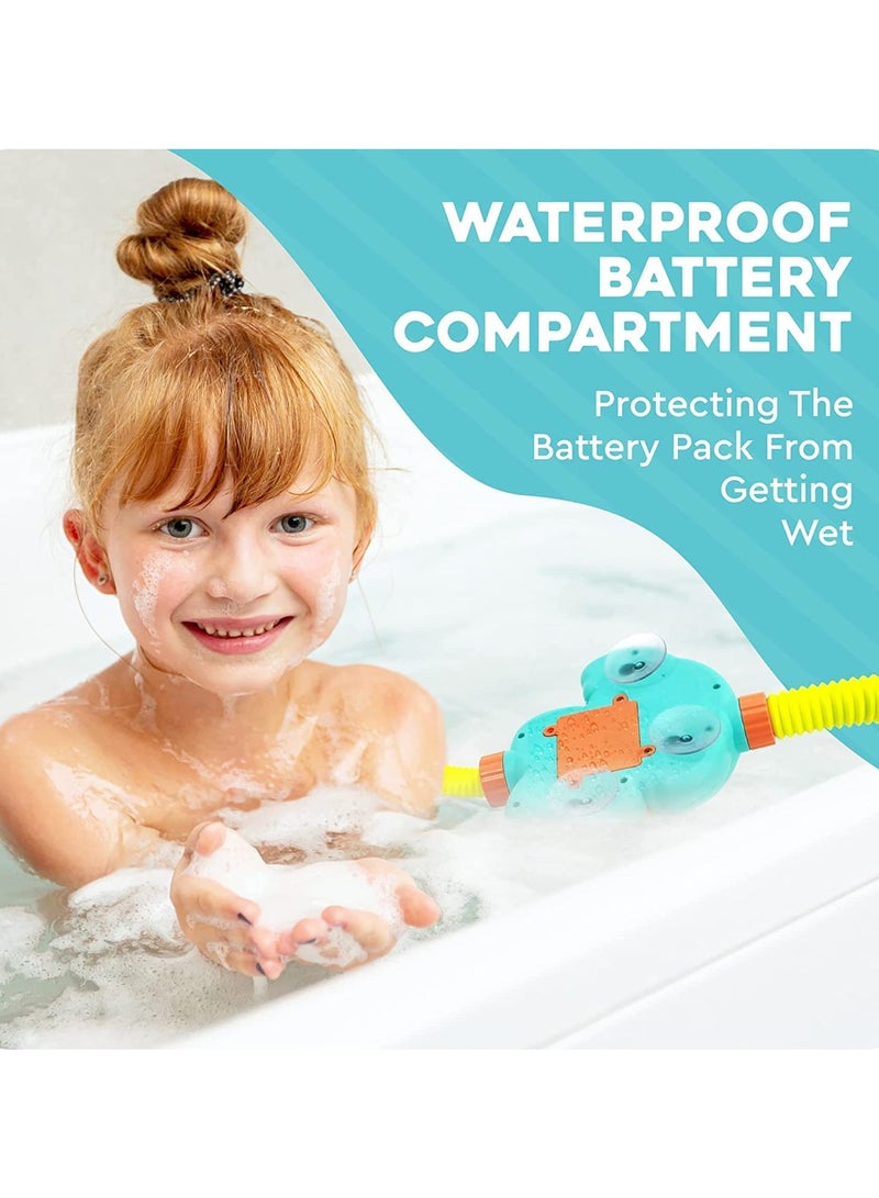 SYOSI لعبة حوض استحمام للأطفال مع رأس دش و 3 ألعاب دوارة ذات شفط - مرش قابل للتعديل بزاوية 360 درجة - رأس دش جميل - لعبة استحمام للأطفال - لعبة حوض استحمام لرش الماء - مثالي للأطفال الرضع ومرحلة ما قبل المدرسة - Image 4