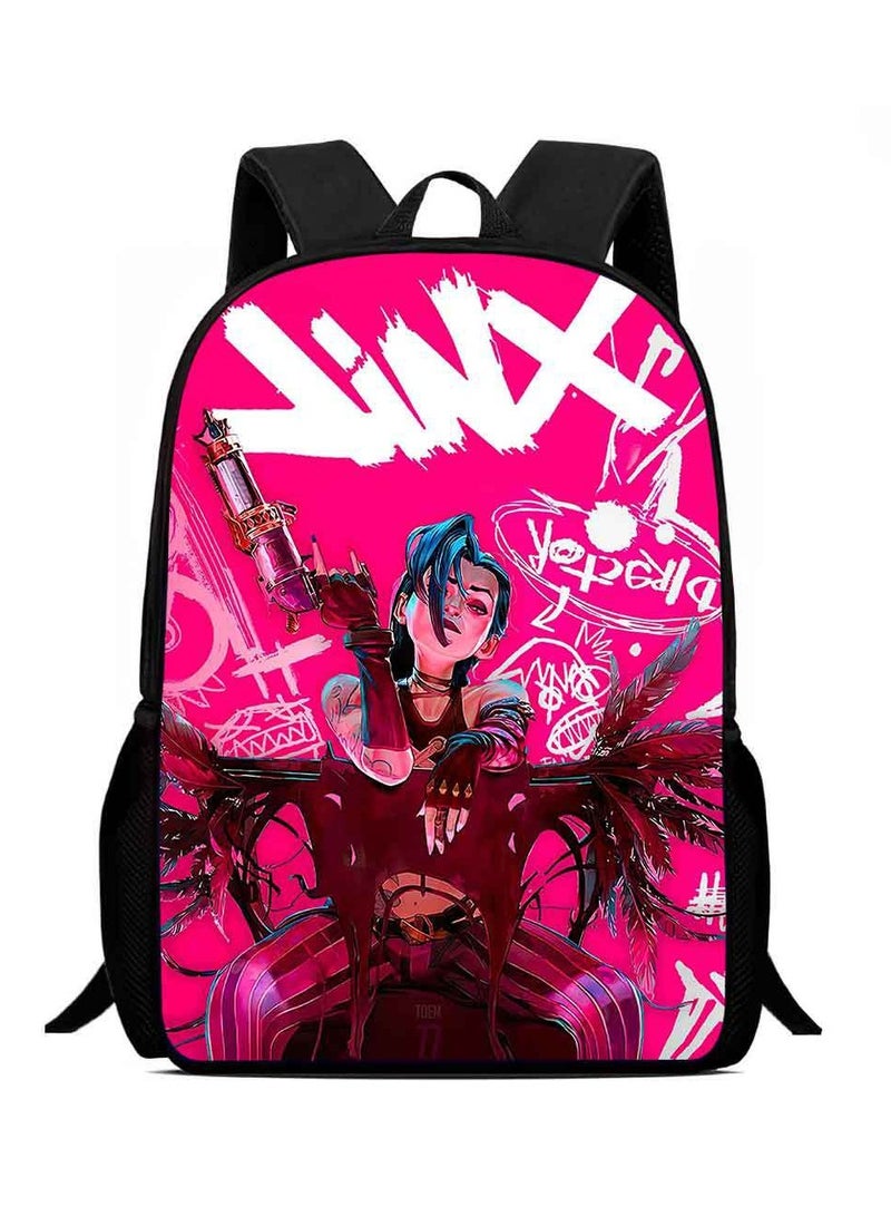 Arcane Jinx 3D Children Backpack Schoolbag Teen Student School Book bag for Kids Boys Girls