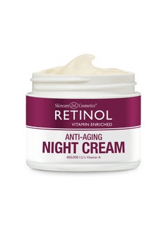 RETINOL Skincare Ldel Cosmetics Night Cream Vitamins A + C + E Works While You Sleep To Reduce Fine Lines And Other Signs Of Aging 1.7 Oz.  - Image 1