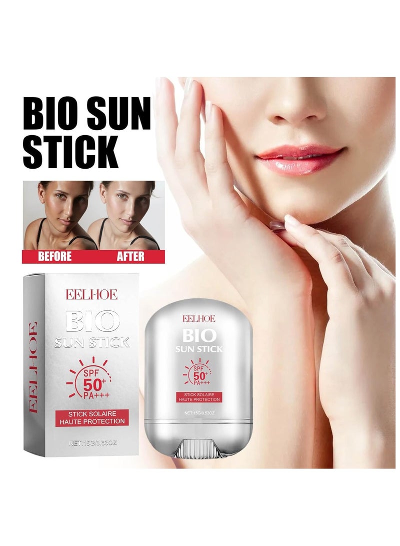 EELHOE Bio Sun Stick,Face and Body Professional Sunscreen Stick,Enriched with Vitamin C Strong Sunscreen Keep Skin Moisture,Reduce Redness Sun Spots,Protection Repair of the Skin Suitable for all Types - Image 2
