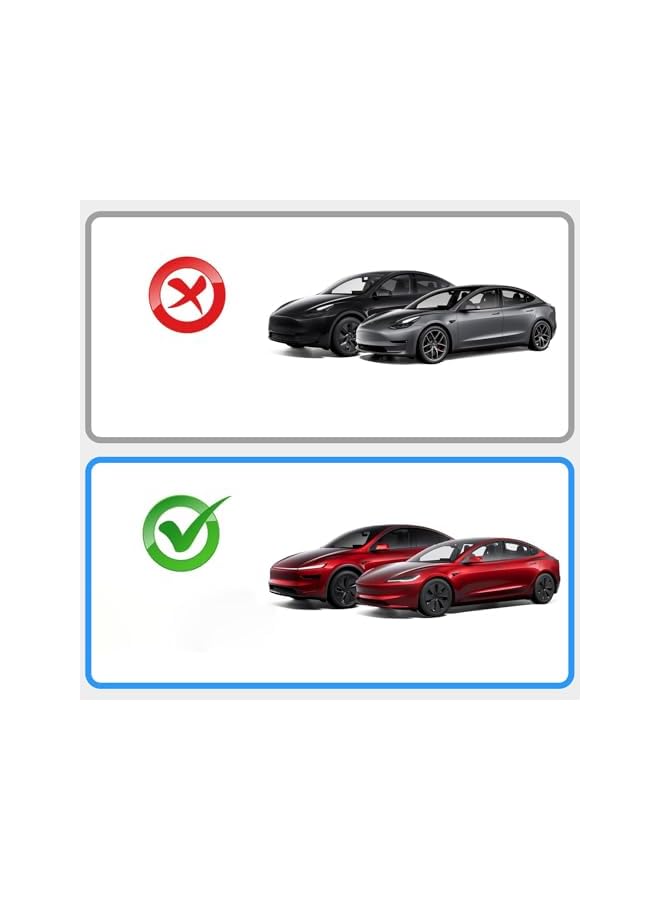 S-TOP Car Phone Mount Holder, Silicone Phone Bracket, Compatible with 2025 Y and 2024 2025 3, No Scratch Easy Install Accessories - Image 4