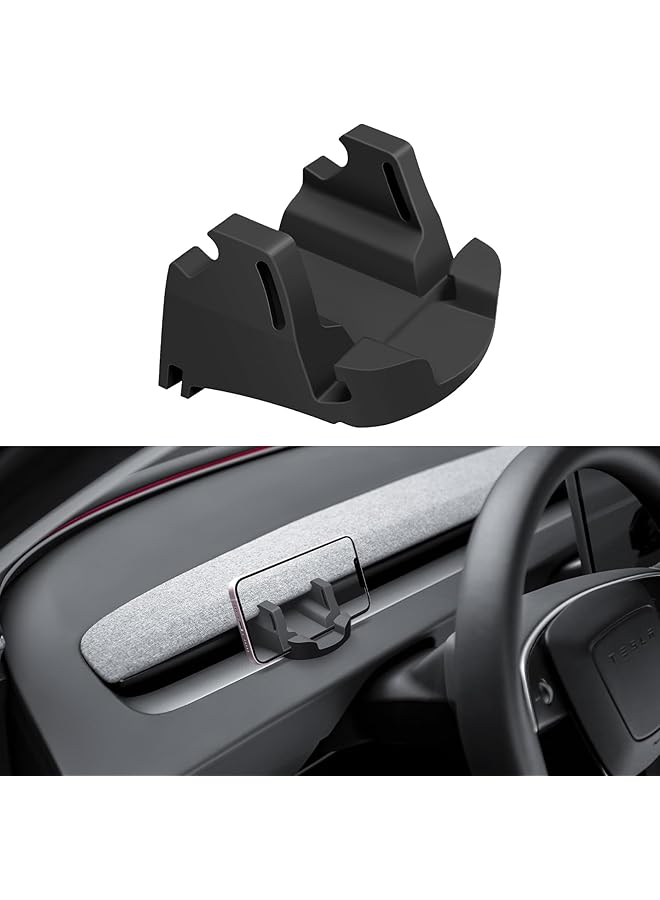 S-TOP Car Phone Mount Holder, Silicone Phone Bracket, Compatible with 2025 Y and 2024 2025 3, No Scratch Easy Install Accessories - Image 1
