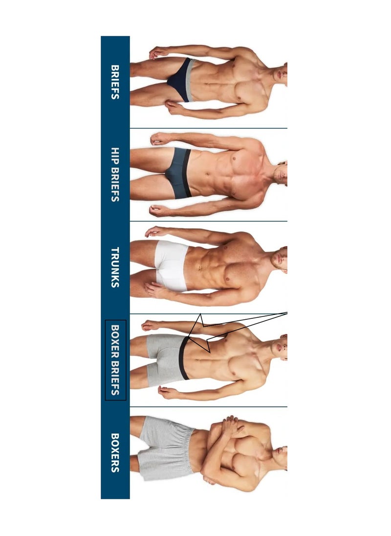 نيو بالانس - نيو بالانس بوكسر بريف رجالي من نيو بالانس- عبوة من ٤ قطع - Image 1