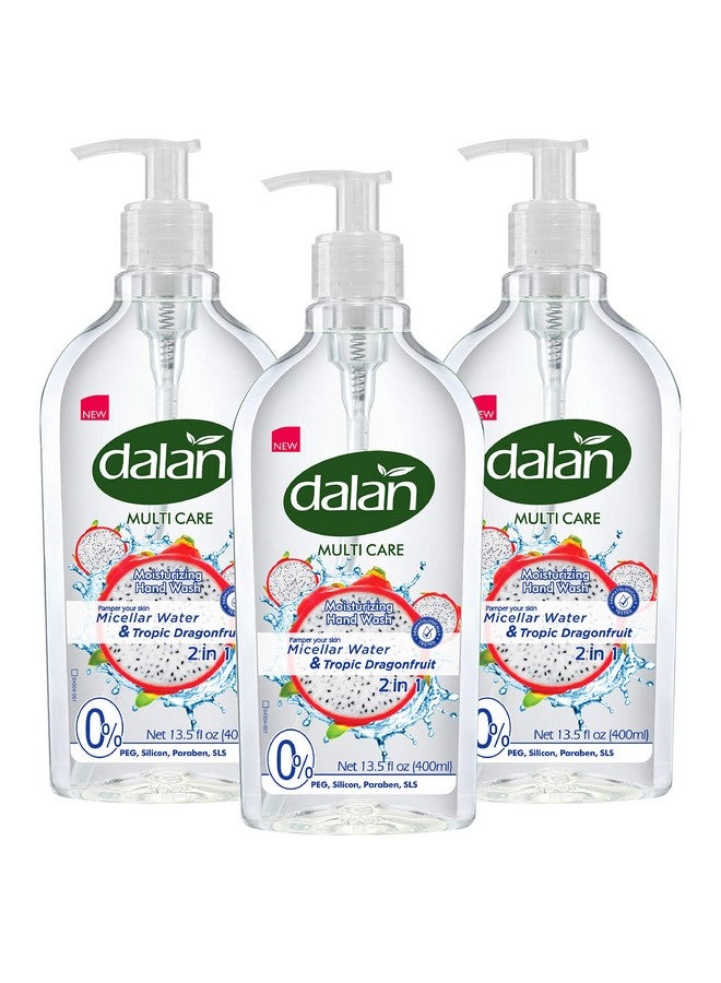 Dalan Tropic Dragonfruit Multicare Ultra Moisturizing Liquid Hand Soap For Normal And Dry Hands Fresh Clean And Soft Feeling (13.5 Fl Oz / 400 Ml (Pack Of 3)) - Image 1