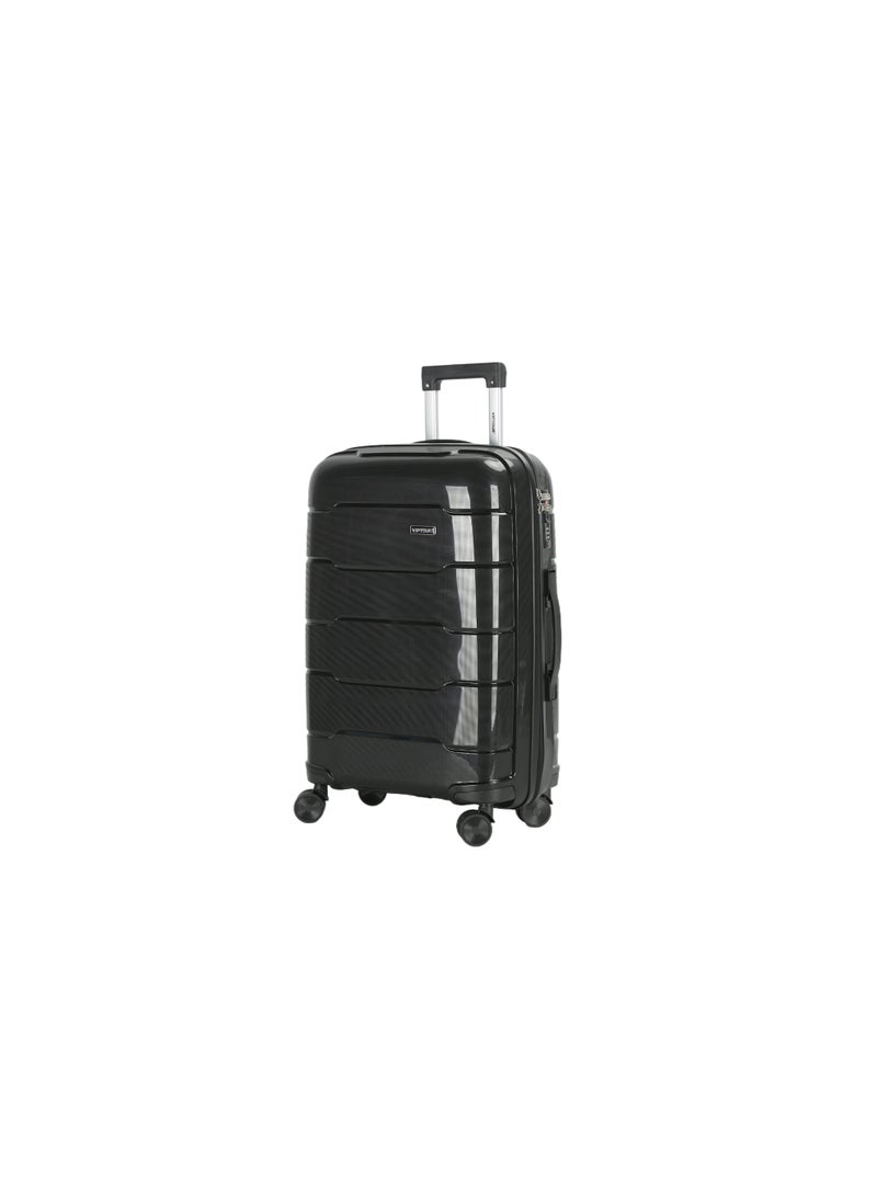 فيبتور مجموعة حقائب سفر من البولي بروبيلين مكونة من 4 قطع مع قفل إدارة أمن النقل ومقبض من الألومنيوم بثلاث مراحل وعجلات دوارة مزدوجة 360 درجة وهيكل صلب من البولي بروبيلين المتين وحقيبة سفر خفيفة الوزن - Image 3