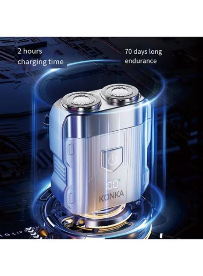 KONKA Mini Electric Shaver for Men - Portable and Long Battery Life - Image 2
