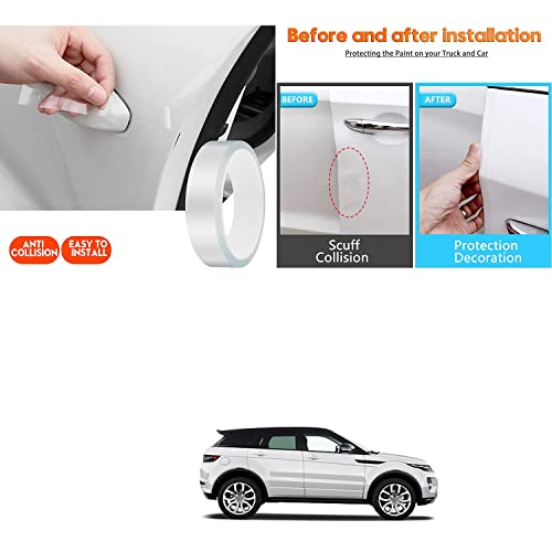 PRIKNIK Car Door Seal Strip Door Edge Guard Bumper Cover Strips Entry Sill Scuff Plate Door Anti-Scratch Waterproof Compatible with Cars - Image 3