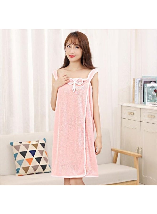 Thickened Coral Fleece Bath Skirt - The Perfect Combination of Comfort and Style - Image 1