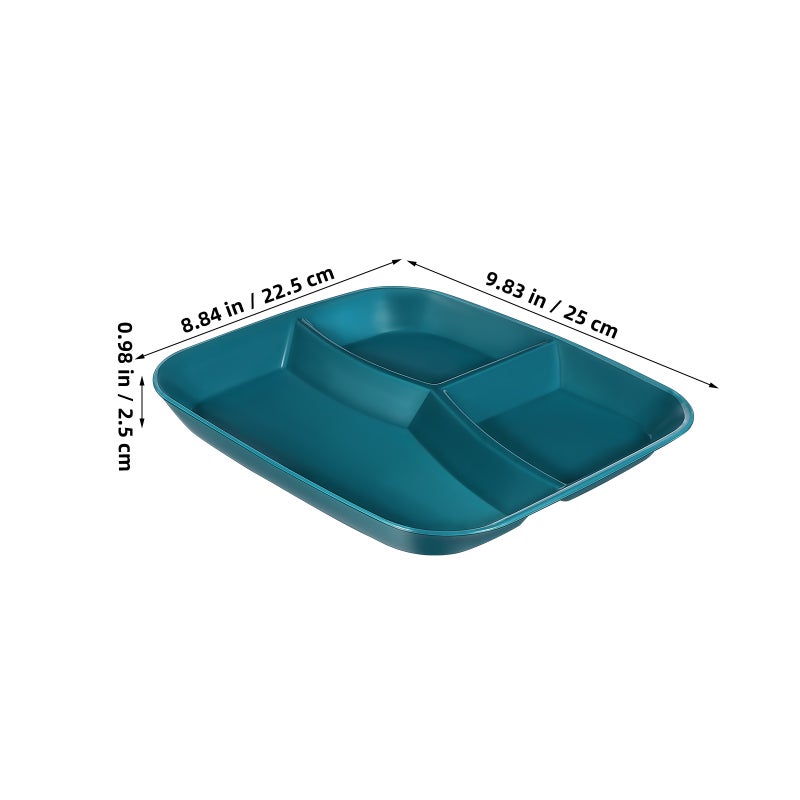 Breakfast Plate Three-grid Plate Quantitative Plate Storage Tray - Image 2