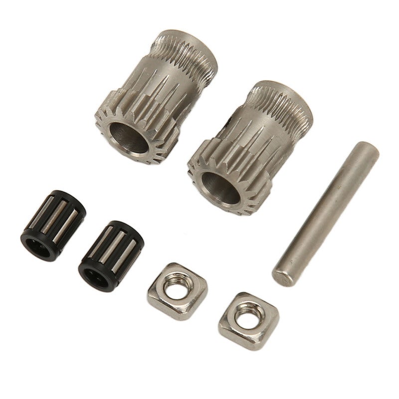 Dual Drive Extruder Gear Kit with 2Pcs Gear - Stainless Steel Filament Feeder for 1.75mm Printing - Image 4